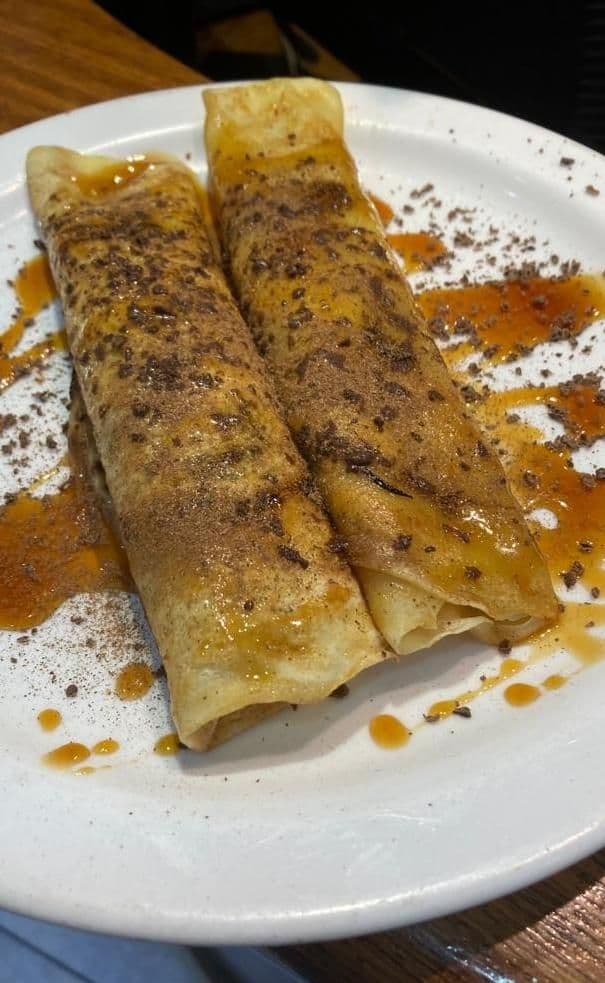 Imagen de Panqueques rellenos de dulce de leche