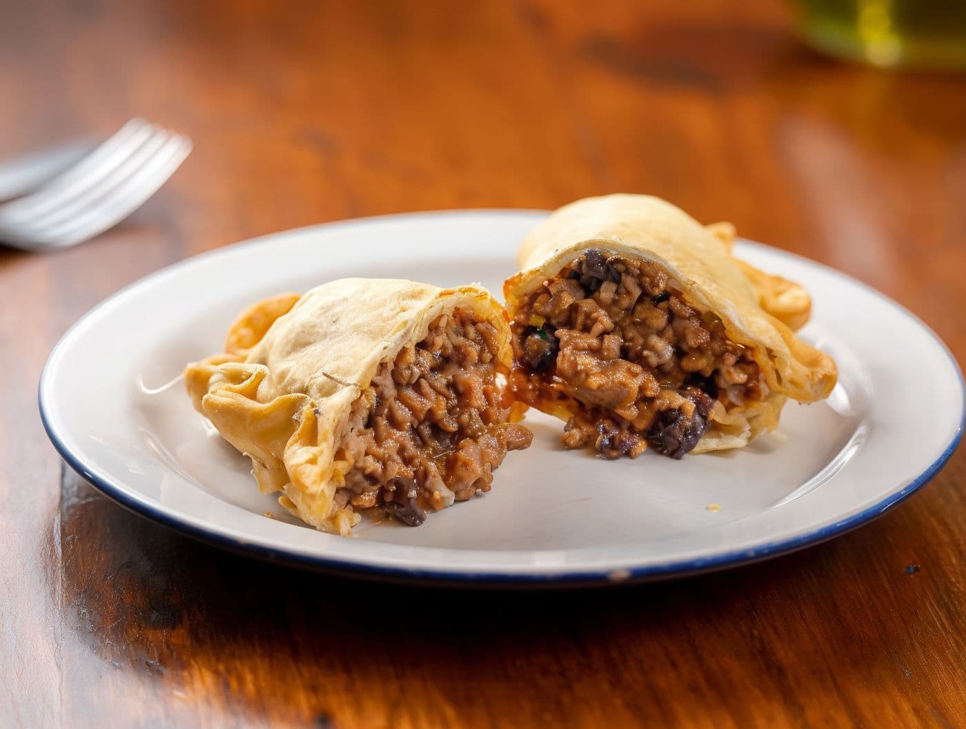 Imagen de Empanada frita de carne y pasas